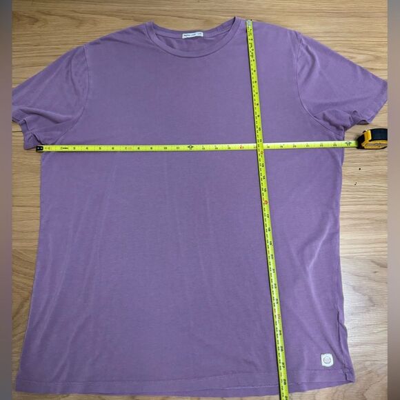 Marine Layer Signature Crew Tee – Fig Purple – Size L/XL - Picture 9 of 9